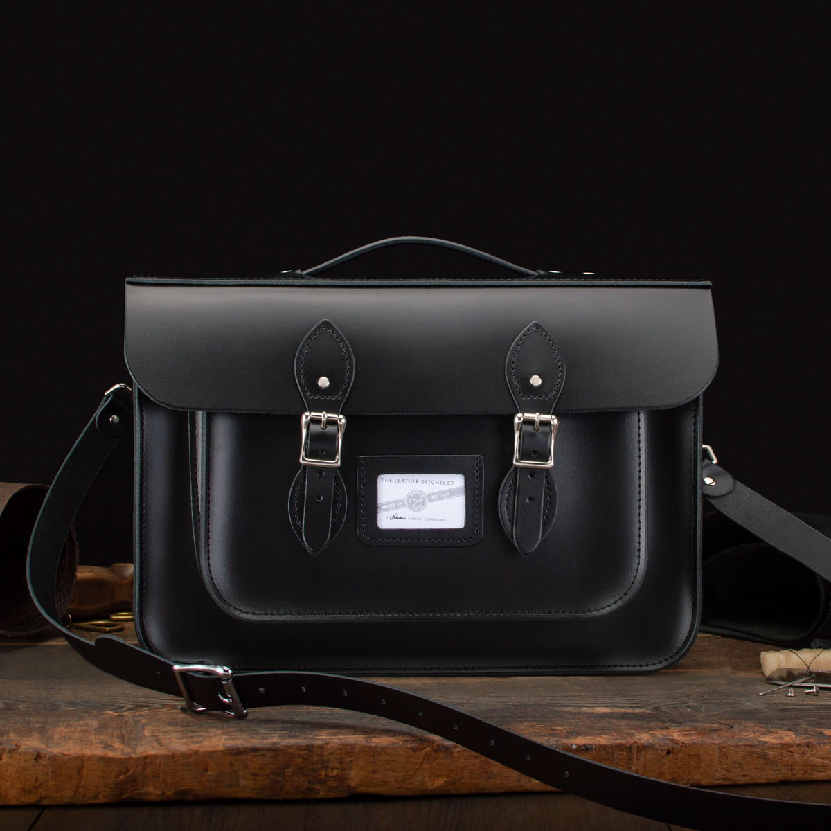15 Inch Briefcase Satchel | The Leather Satchel Co.